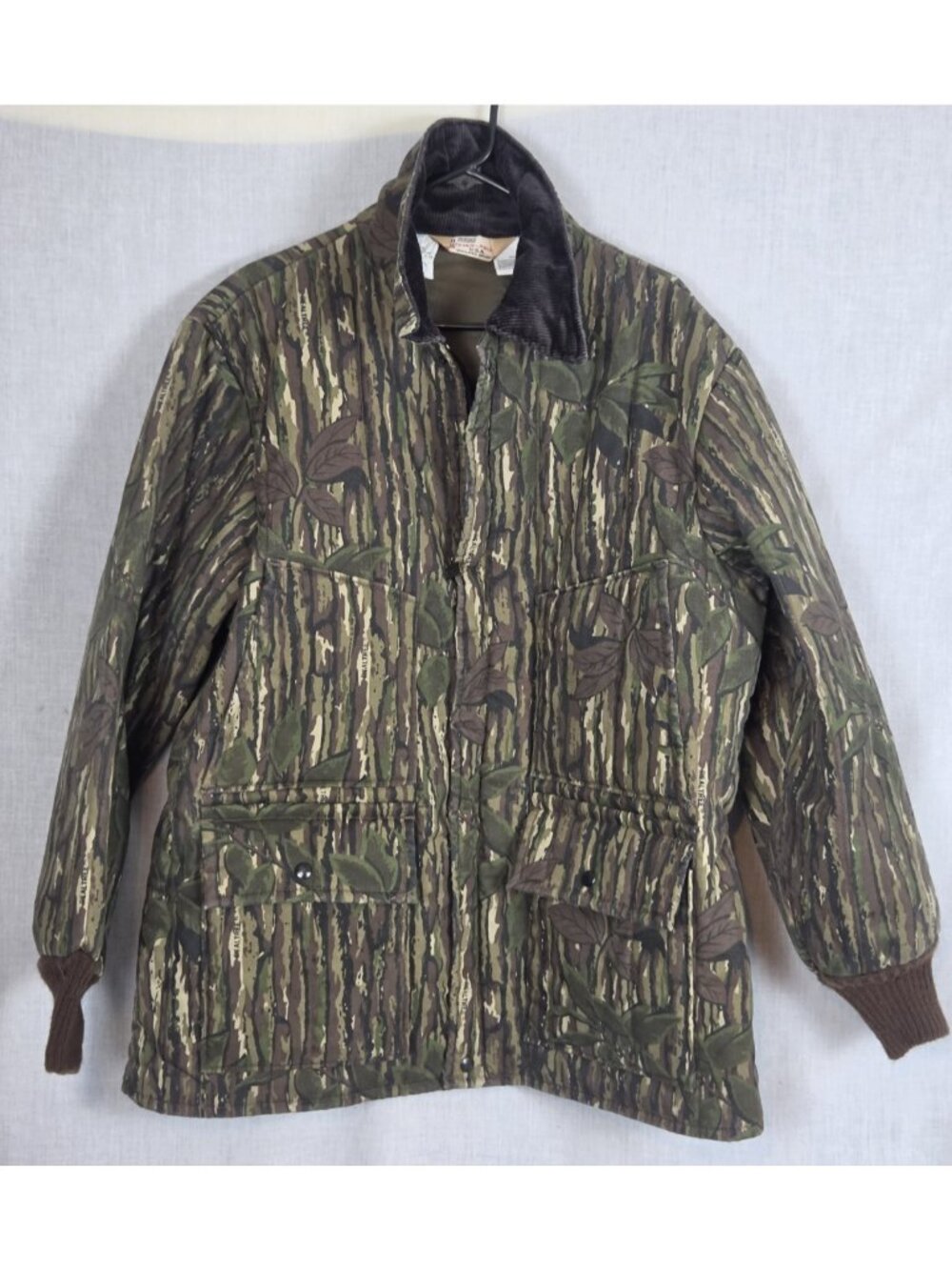 Walls Blizzard Pruf Jacket Camo Hunting Coat Men's XL USA Insulated Vintage